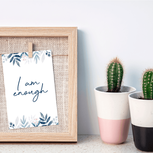 Watercolor Leaves Affirmation Cards - Set of 20-1